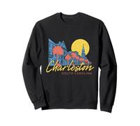 Charleston Old Town Vintage Cityscape South Carolina Viajes Sudadera