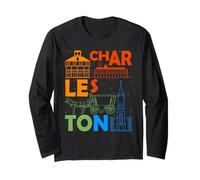 Charleston South Carolina Souvenir Hombres Charleston Manga Larga