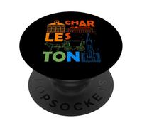 Charleston South Carolina Souvenir Hombres Charleston PopSockets PopGrip Adhesivo