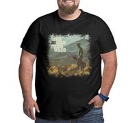 Charley Crockett The Man from Waco Big Size T Tshirts Camisetas y Tops Man'S Summer tee Casual Round Neck Short Sleeve Tshirts Camisetas y topss(X-Large)