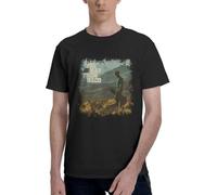 Charley Crockett The Man from Waco T Tshirts Camisetas y Tops Man'S Summer tee Casual Fashion Short Sleeve Tops(Large)