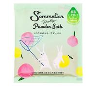 CHARLEY - Sommelier Melty Powder Bath - 40g - Freshly Picked White Peach And Slightly Bitter Yuzu Scent