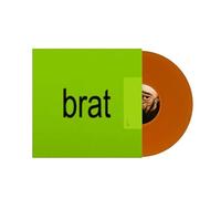 charli xcx - BRAT Exclusive Limited Translucent Orange Swirl Color Vinyl LP