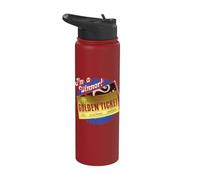 Charlie and the Chocolate Factory Golden Ticket Stainless Steel Insulated Water Bottle