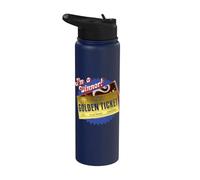 Charlie and the Chocolate Factory Golden Ticket Stainless Steel Insulated Water Bottle