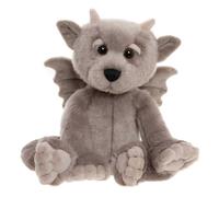 Charlie Bears Foso | Personaje de peluche gris de fantasía de gárgola para niños | Juguete de peluche Bearhouse