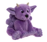 Charlie Bears Portcullis | Personaje de peluche de fantasía de gárgola mítica púrpura para niños | Juguete de peluche Bearhouse