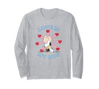 Charlie Brown El Amor es mi Perro Manga Larga
