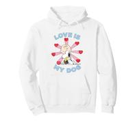 Charlie Brown El Amor es mi Perro Sudadera con Capucha
