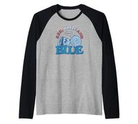 Charlie Brown - Rojo Blanco & Azul Americana Camiseta Manga Raglan