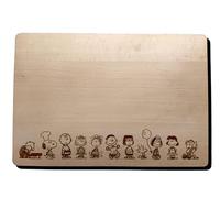 Charlie Brown Snoopy Woodstock - Tabla de cortar queso de madera inspirada en Woodstock