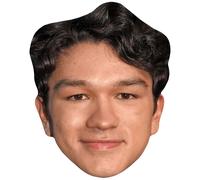 Charlie Bushnell (Brown Hair) Big Head. Máscara más grande que la vida.