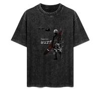 Charlie Dont Surf Men's T-Shirt Unisex Black Cotton Hip Hop Print tee Shirts S