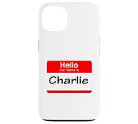 Charlie, Hola, me llamo Etiqueta, Placa Carcasa para iPhone 13