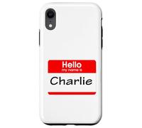 Charlie, Hola, me llamo Etiqueta, Placa Carcasa para iPhone XR