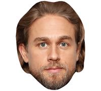 Charlie Hunnam (Long Hair) Big Head. Máscara más grande que la vida.