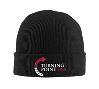 Charlie Kirk Turning Point USA Gorra Tejida Mujeres Hombres Gorros Otoño Invierno Sombreros Casuales Acrílico Rest in Peace Hip Hop Melon Cap