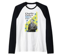 Charlie Parker Bird es Libre Camiseta Manga Raglan