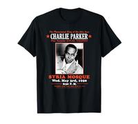 Charlie Parker Rey del Saxofón Alto Live Siria Mezquita 1950 Camiseta