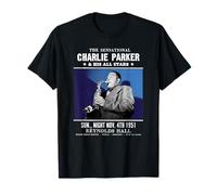 Charlie Parker Reynolds Hall Filadelfia 1951 Camiseta