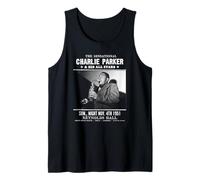 Charlie Parker Reynolds Hall Filadelfia 1951 Escala de Grises Camiseta sin Mangas