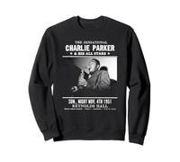 Charlie Parker Reynolds Hall Filadelfia 1951 Escala de Grises Sudadera