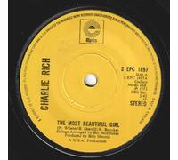 Charlie Rich - Charlie Rich The Most Beautiful Girl US 45 7" single USA +I Feel Like Going Home
