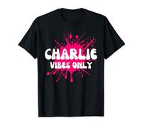 Charlie Vibes Only Camiseta