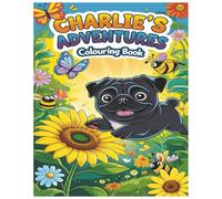 Charlie's Pug Adventures-Coloring Book