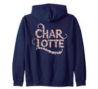 Charlotte Best Ever First Name Personalizado Girl Party Mom Sudadera con Capucha