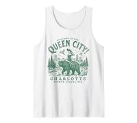 Charlotte City Carolina del Norte Bienvenido a Queen City Camiseta sin Mangas