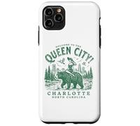 Charlotte City Carolina del Norte Bienvenido a Queen City Carcasa para iPhone 11 Pro MAX
