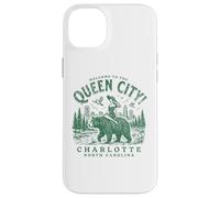 Charlotte City Carolina del Norte Bienvenido a Queen City Carcasa para iPhone 14 Plus