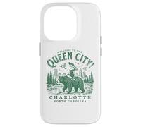 Charlotte City Carolina del Norte Bienvenido a Queen City Carcasa para iPhone 14 Pro