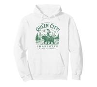 Charlotte City Carolina del Norte Bienvenido a Queen City Sudadera con Capucha