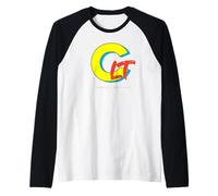 Charlotte CLT Carolina del Norte Música pop de los años 80 y 90 NC Queen City Camiseta Manga Raglan