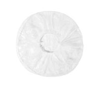 Charlotte - Gorro desechable para el pelo de ducha, plástico, elástico, impermeable, transparente, banda apretada, película adhesiva para baño, cocina, hotel, peluquería, spa, salón, viajes (100