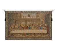 Charlotte Home Furnishings Inc. The Last Supper IV Tapestry Italian Wall Hanging 26 x 43 pulgadas Viscose y arte de pared de mezcla de polister Perf