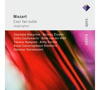 Charlotte Margiono, Delores Ziegler, Anna Steiger, Deon Van Der Walt, Gilles Cachemaille, Thomas Hampson, Nikolaus Harnoncourt & Royal Concertgebouw Orchestra - Mozart : Cosi Fan Tutte [Highlights] - Apex