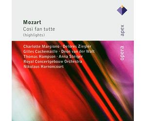 Charlotte Margiono, Delores Ziegler, Anna Steiger, Deon Van Der Walt, Gilles Cachemaille, Thomas Hampson, Nikolaus Harnoncourt & Royal Concertgebouw Orchestra - Mozart : Cosi Fan Tutte [Highlights] - Apex