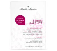 Charlotte Meentzen Sebum Balance Set de prueba (mascarilla de 25 ml + tónico de 50 ml + crema de 10 ml + fluido de 10 ml)