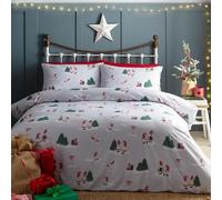 Charlotte Thomas Gonkville - Juego de Funda de edredón de Navidad, Juego de Cama King