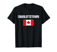Charlottetown Isla del Príncipe Eduardo Bandera Canadá Camiseta
