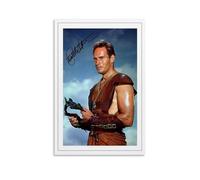 CHARLTON HESTON - BEN HUR SIGNED Lienzo Póster Decoración Pintura Sala de Estar Arte de Pared Dormitorio Pintura Arte Impresión de Pared Pintura Arte Moderno Hogar Boy Habitación Impresión Pintura