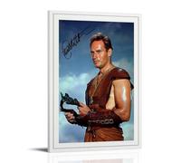 CHARLTON HESTON - BEN HUR SIGNED Lienzo Póster Decoración Pintura Sala de Estar Arte de Pared Dormitorio Pintura Arte Impresión de Pared Pintura Moderna Casa Boy Habitación Impresión Pintura Chica