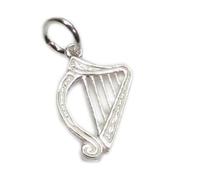 Charm arpa de plata esterlina .925 x 1 encantos musicales