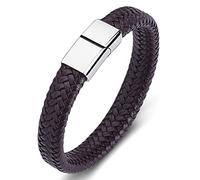 Charm Bracelet, Bracelets Stainless Steel Woven Stretch Bracelet Men's Bracelet Stainless Steel with Magnetic Clasp Gifts