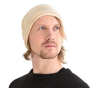 CHARM Casualbox 100% Seda Gorros Beanie Natural Quimio Sombrero Sensible Piel Grande Desgarbado Natural