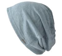 CHARM Casualbox Mujer Gorros Beanie Lino Verano Hecho En Japón Sombrero Tejido Gorra Bajo Peso Azul