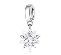 Charm colgante de estrella, Charm para pulsera, collar de pulsera Pandora compatible con
